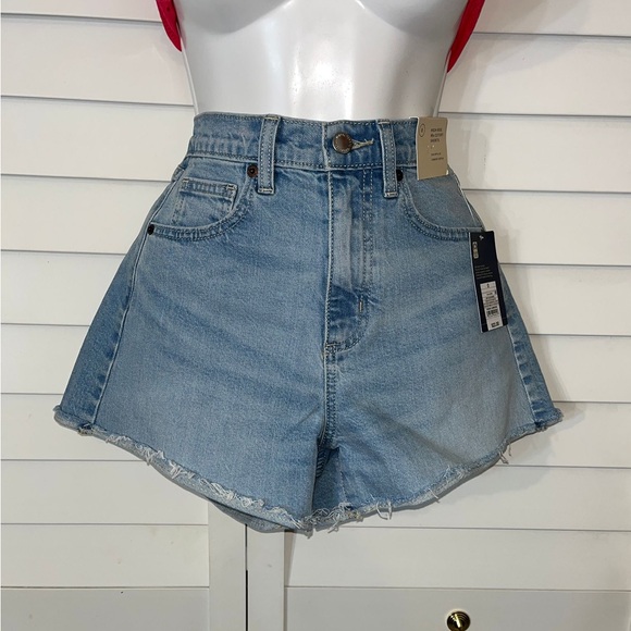 Denim High-Waisted Women Shorts - Picture 1 of 3